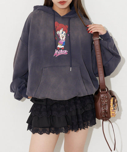 【RePRODUCTION LABEL / リプロダクションレーベル】寬鬆連帽衛衣