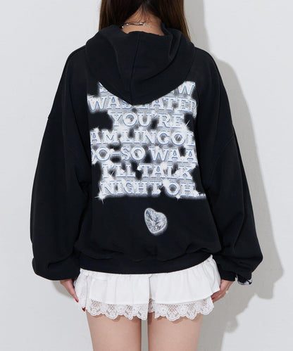 【RePRODUCTION LABEL / リプロダクションレーベル】寬鬆連帽衛衣