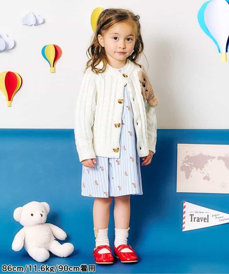 tiny bear圖案開衫