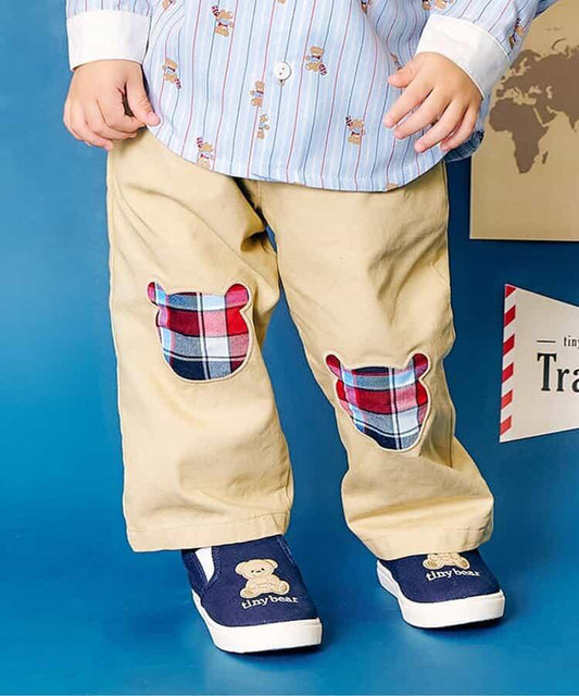 tiny bear 小熊圖案長褲 10分丈