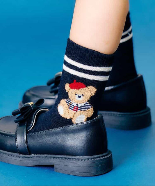 tiny bear 3雙裝混色襪
