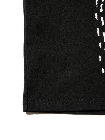 "VERTICAL SASHIKO" 刺子繡短袖T恤 × Knuu®