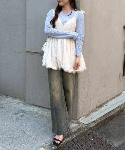 也適合疊穿！透視長袖T恤