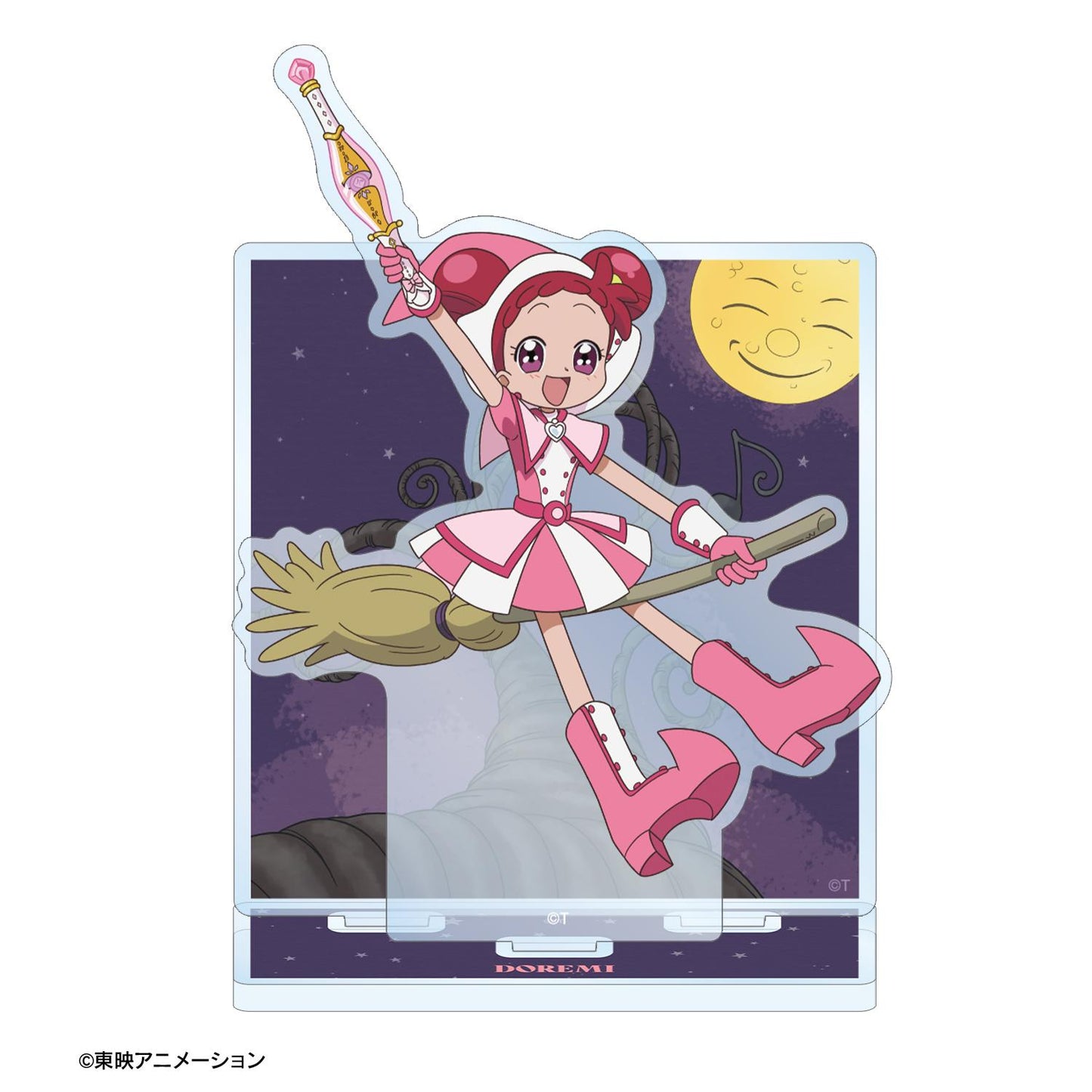 《小魔女DoReMi》全新繪製 どれみ 前往魔女界版本 附配件大號亞克力立牌