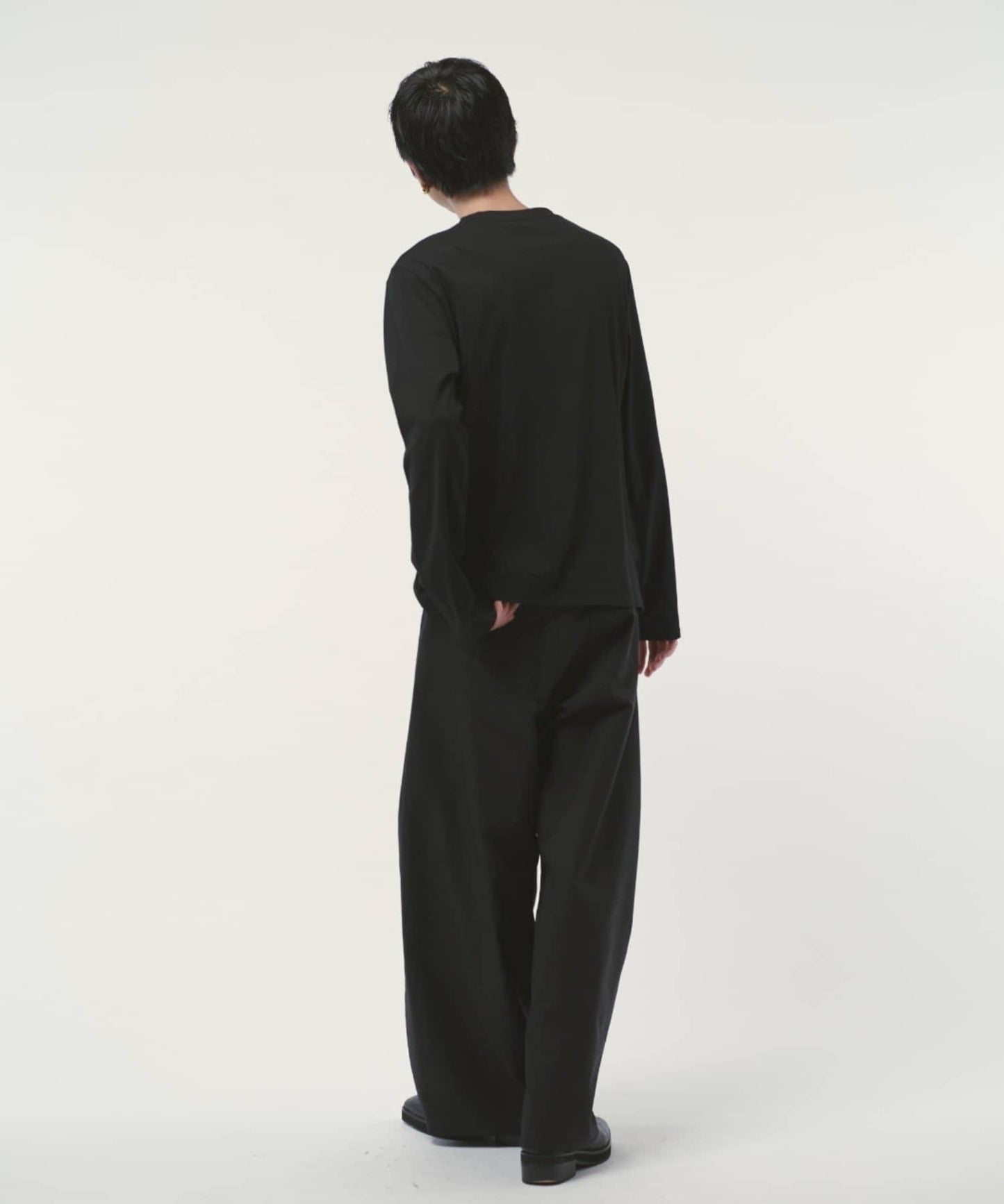基礎光澤長袖T恤（長T）