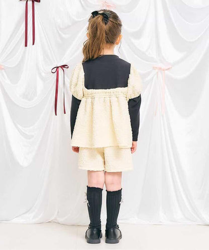蝴蝶結後綁帶荷葉邊套裝＿apres les cours ma cherie