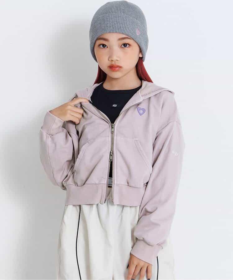 雙拉鍊朋克風連帽衛衣