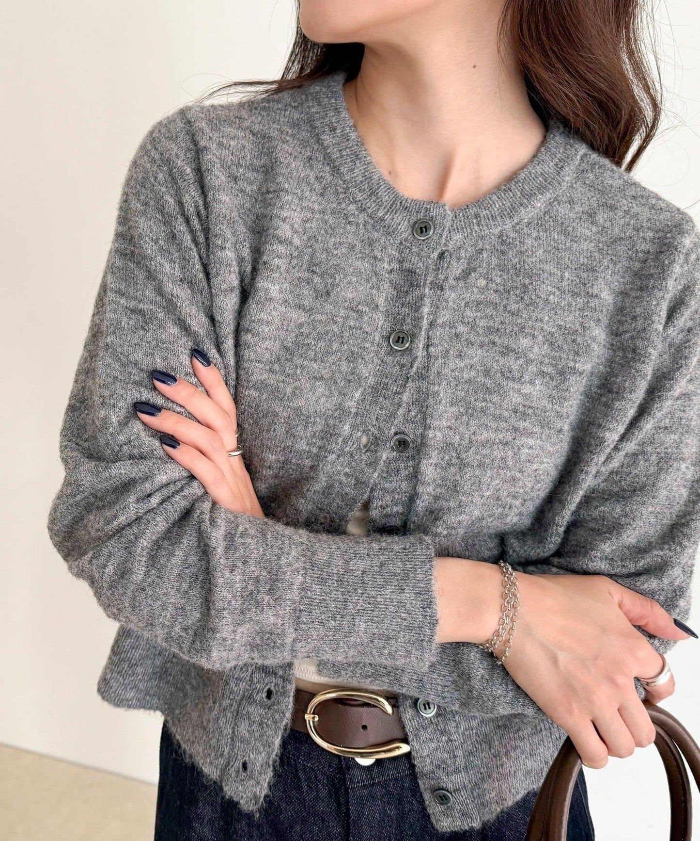 【@sora_522m企畫】羊毛混紡針織開衫