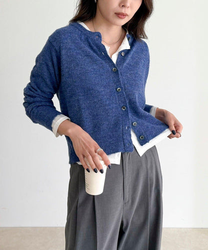 【@sora_522m企畫】羊毛混紡針織開衫