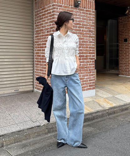 【@sora_522m企劃】褶皺襯衫