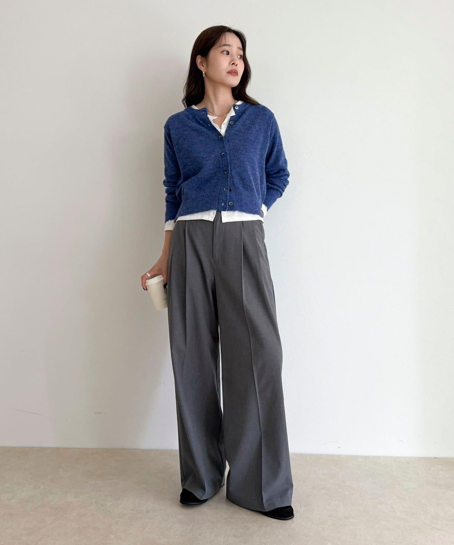 【@sora_522m企畫】羊毛混紡針織開衫