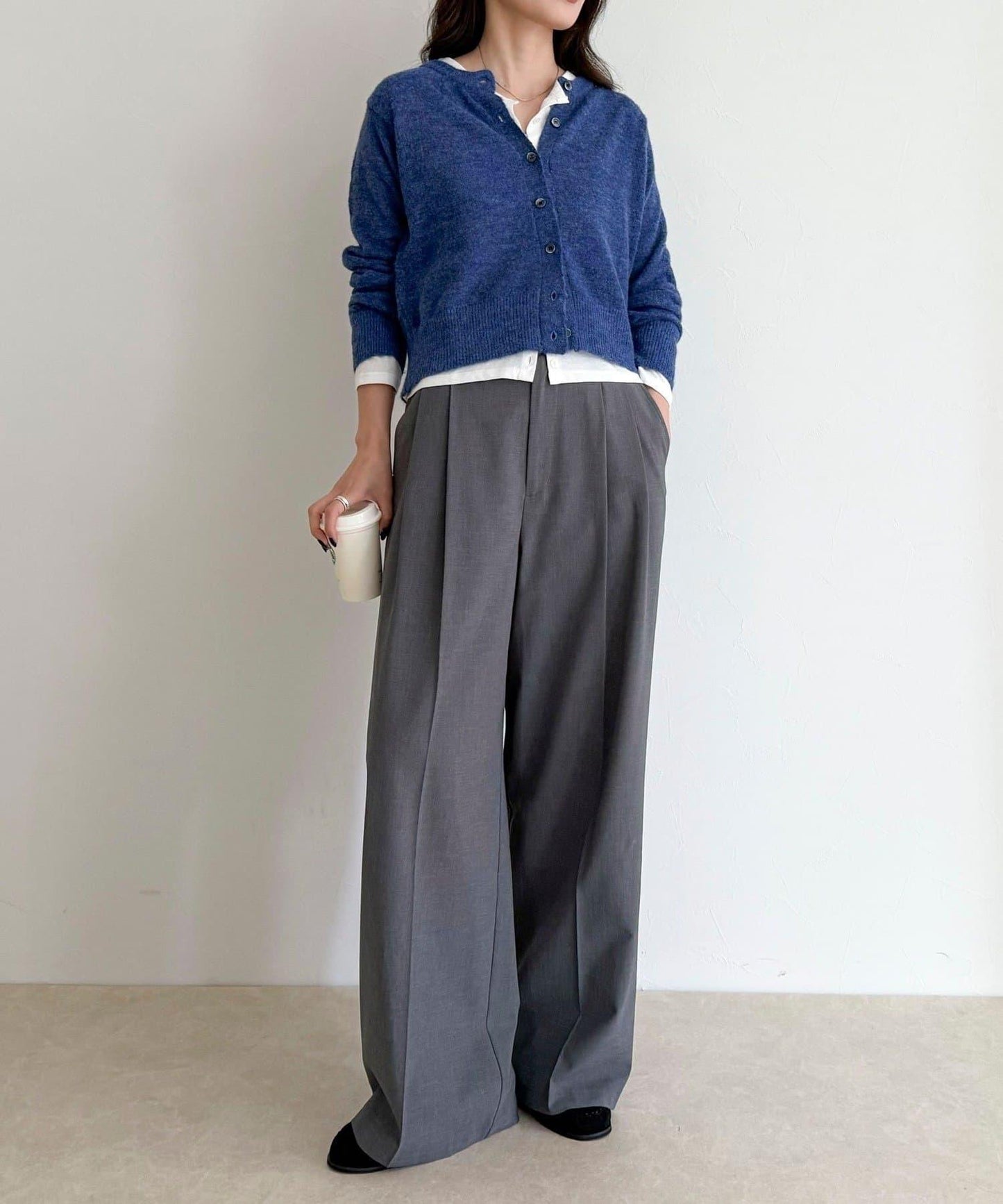 【@sora_522m企畫】羊毛混紡針織開衫