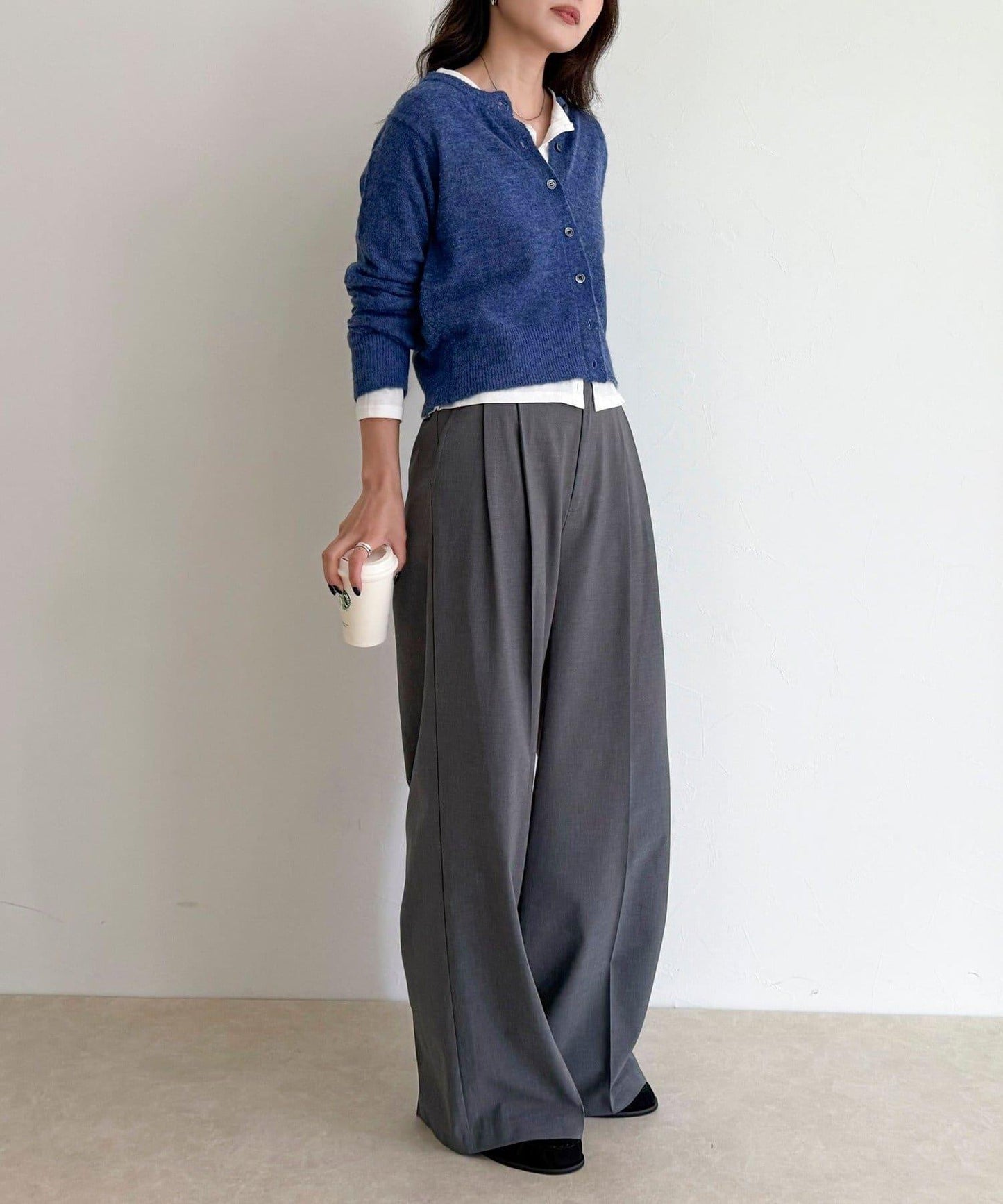 【@sora_522m企畫】羊毛混紡針織開衫