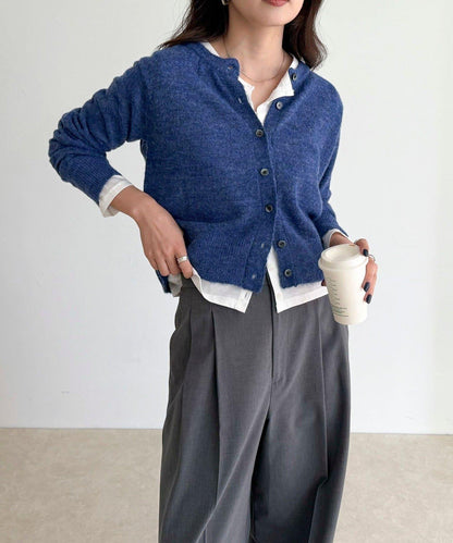 【@sora_522m企畫】羊毛混紡針織開衫