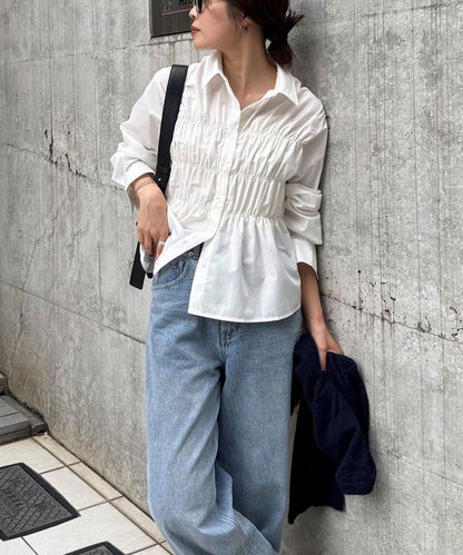 【@sora_522m企劃】褶皺襯衫