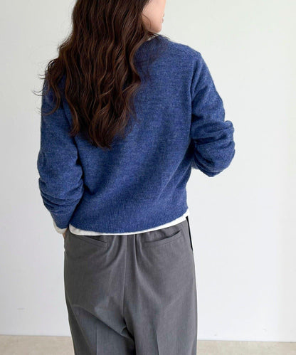 【@sora_522m企畫】羊毛混紡針織開衫