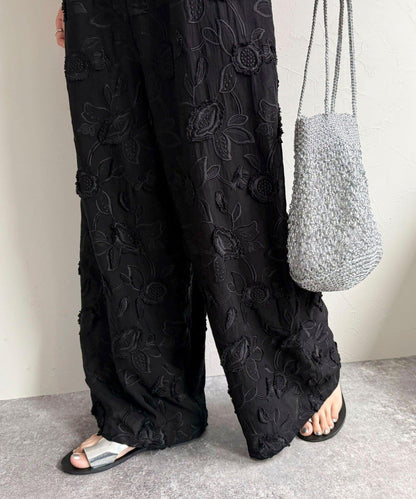 3D刺繡揹帶褲