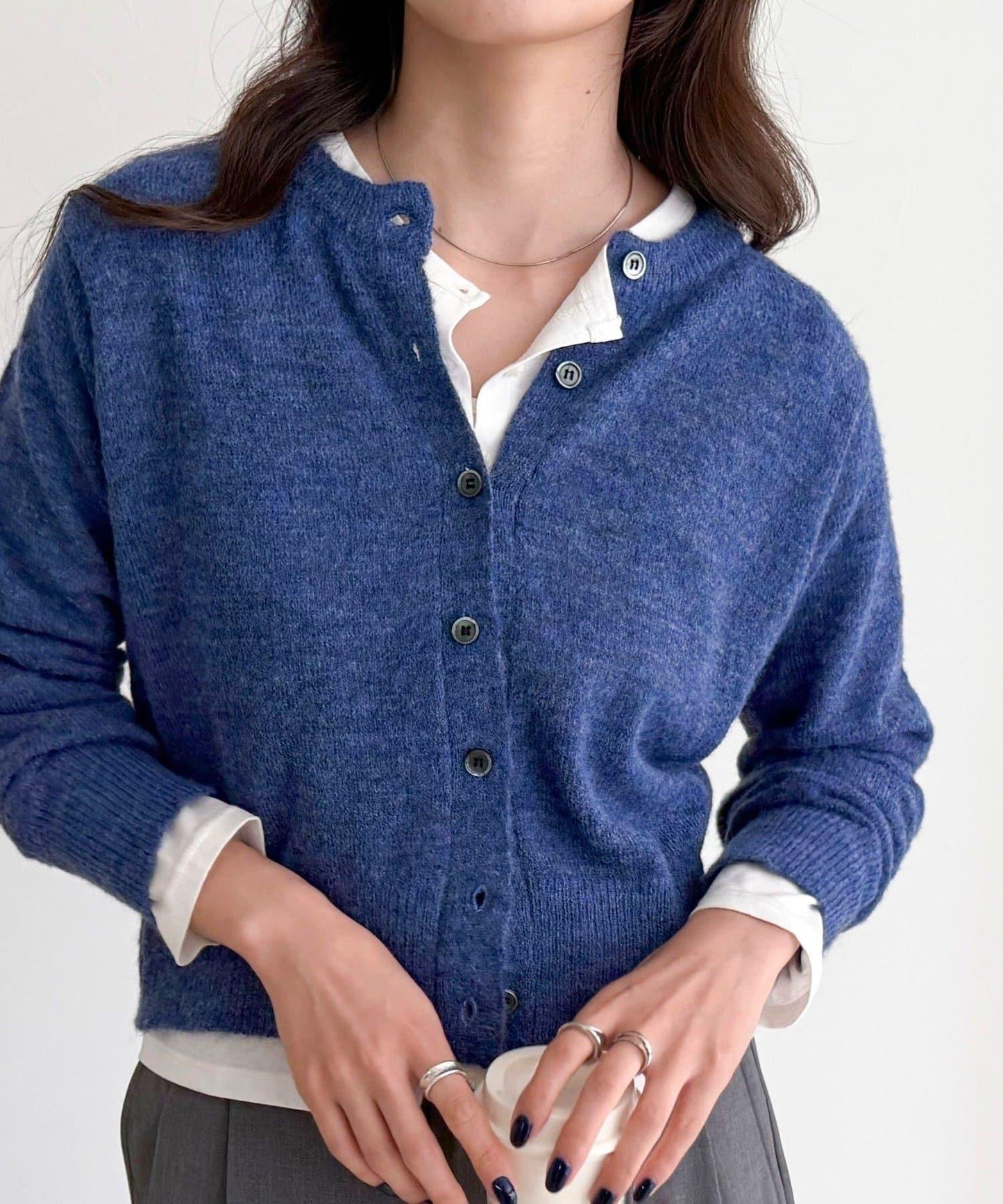 【@sora_522m企畫】羊毛混紡針織開衫