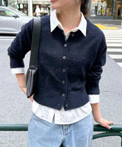 【@sora_522m企畫】羊毛混紡針織開衫