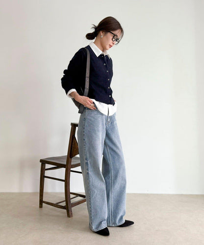 【@sora_522m企畫】羊毛混紡針織開衫