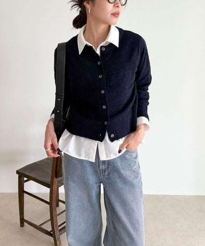 【@sora_522m企畫】羊毛混紡針織開衫