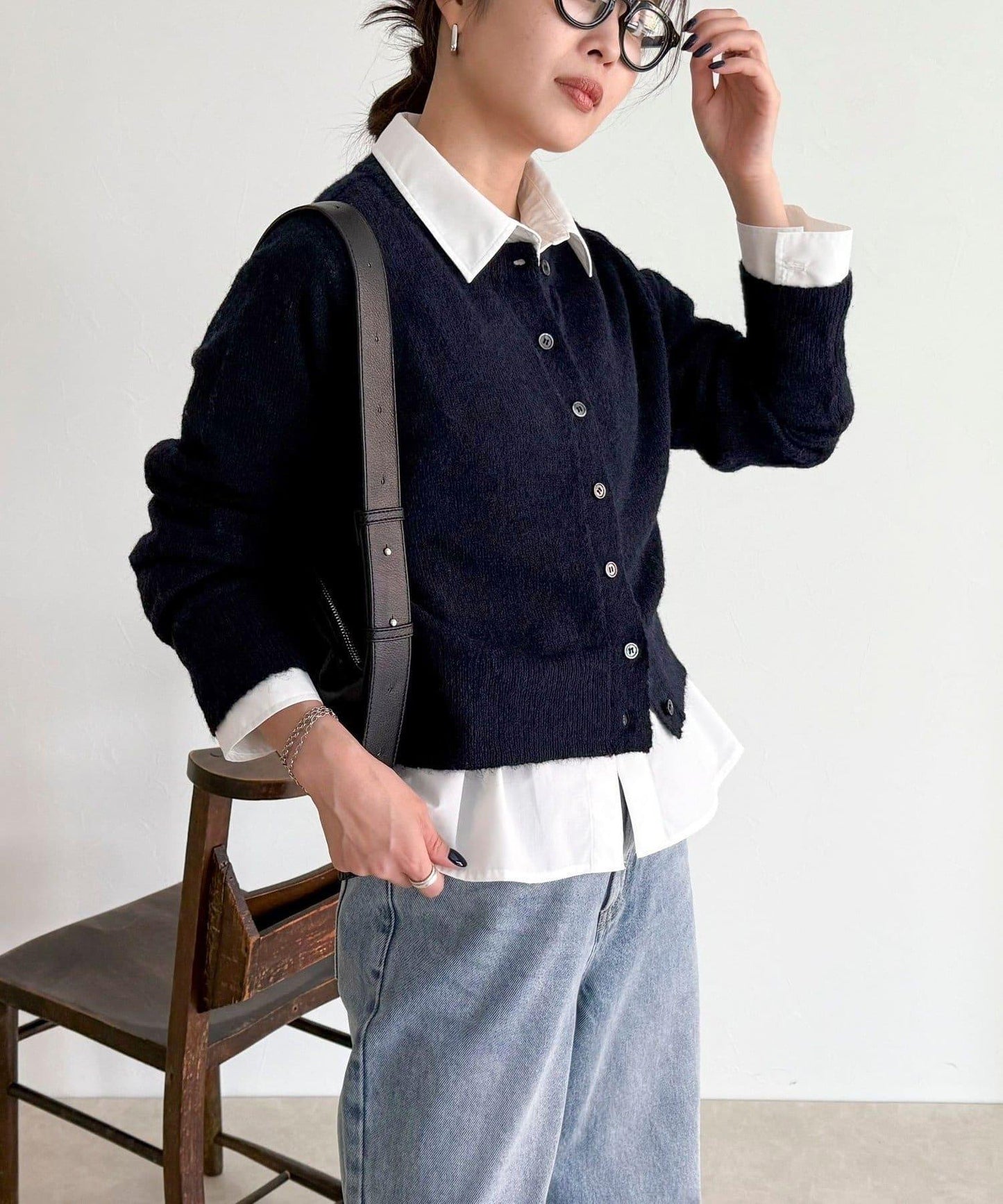 【@sora_522m企畫】羊毛混紡針織開衫