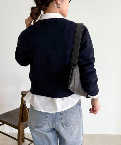 【@sora_522m企畫】羊毛混紡針織開衫