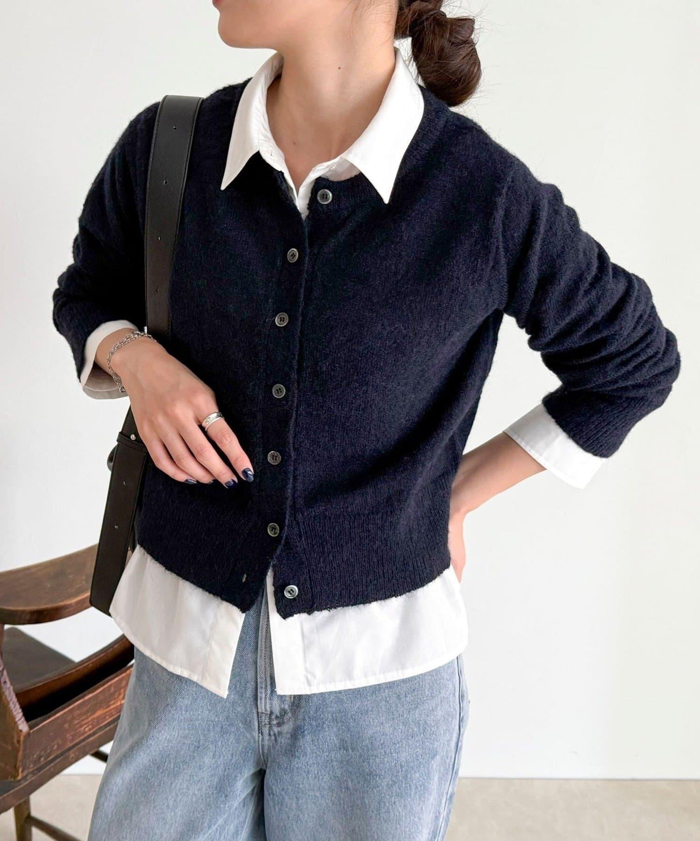 【@sora_522m企畫】羊毛混紡針織開衫