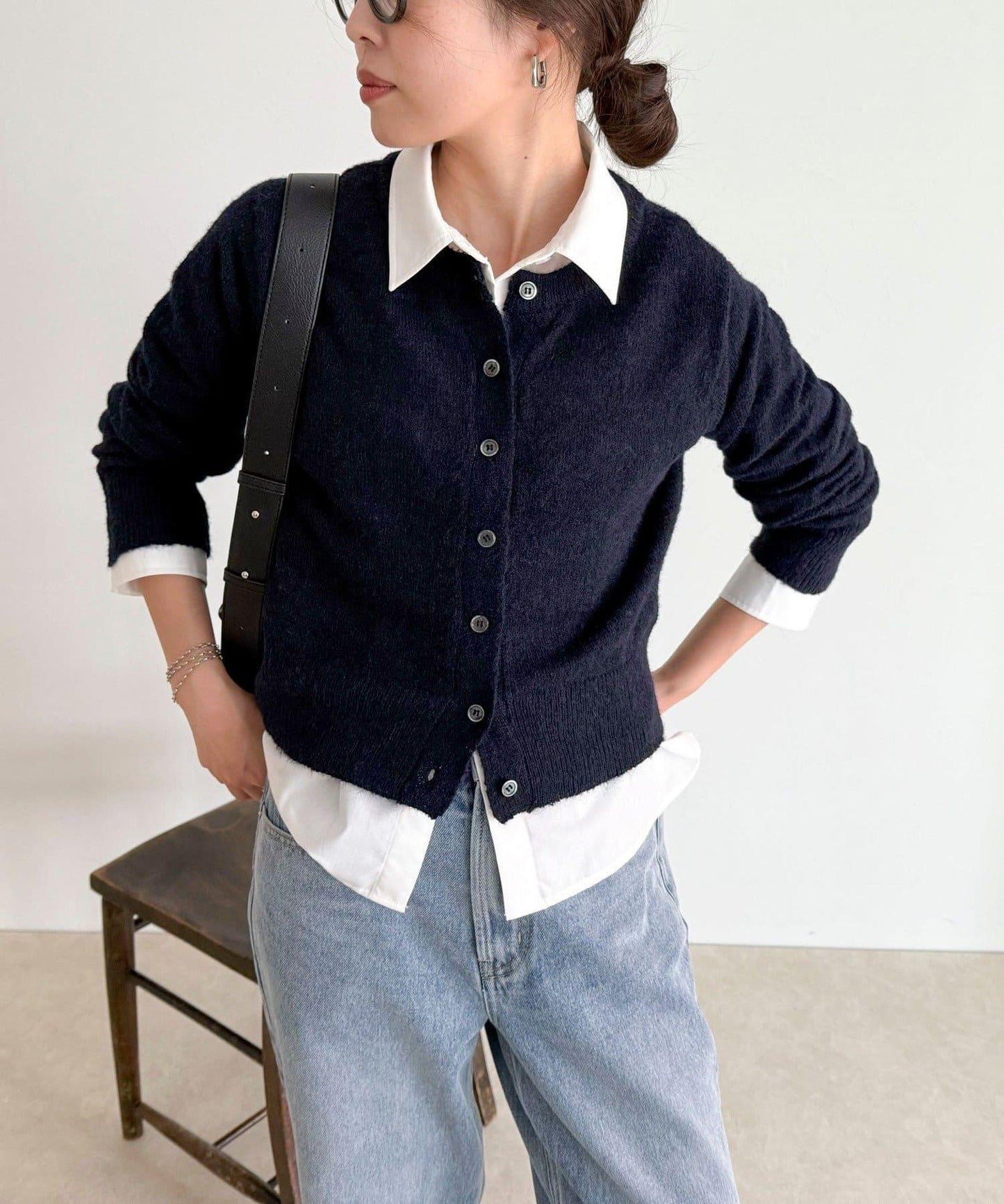 【@sora_522m企畫】羊毛混紡針織開衫