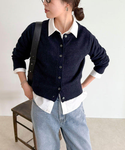 【@sora_522m企畫】羊毛混紡針織開衫