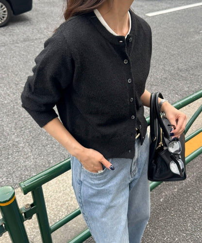 【@sora_522m企畫】羊毛混紡針織開衫