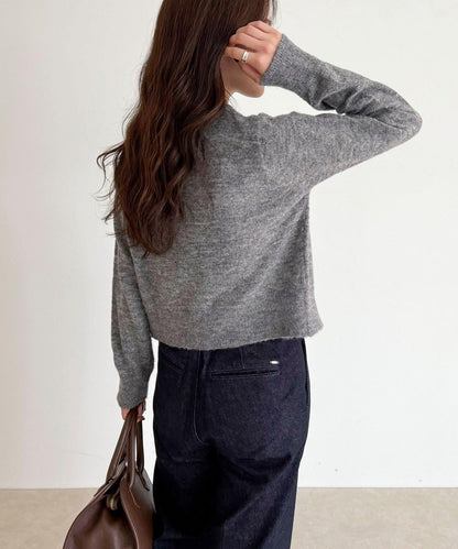 【@sora_522m企畫】羊毛混紡針織開衫