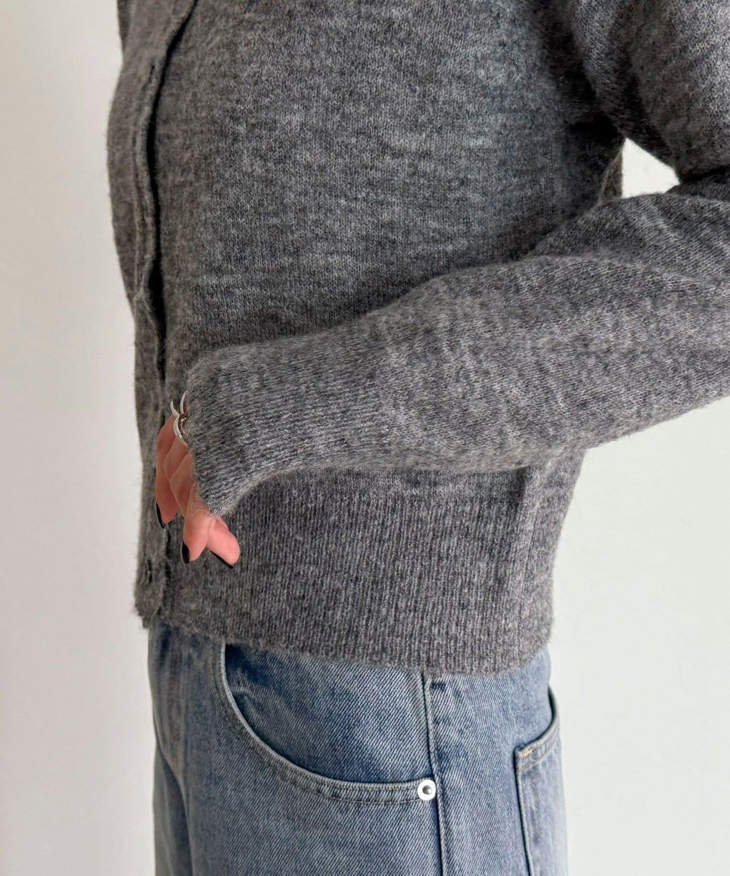 【@sora_522m企畫】羊毛混紡針織開衫