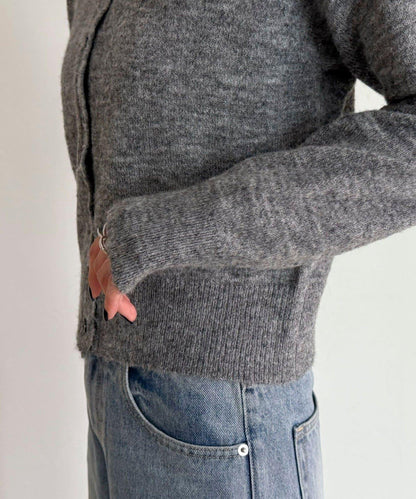 【@sora_522m企畫】羊毛混紡針織開衫