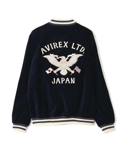 《SOUVENIR COLLECTION》仿舊絲絨橫須賀夾克