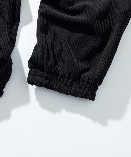 燈芯絨休閒束腳褲