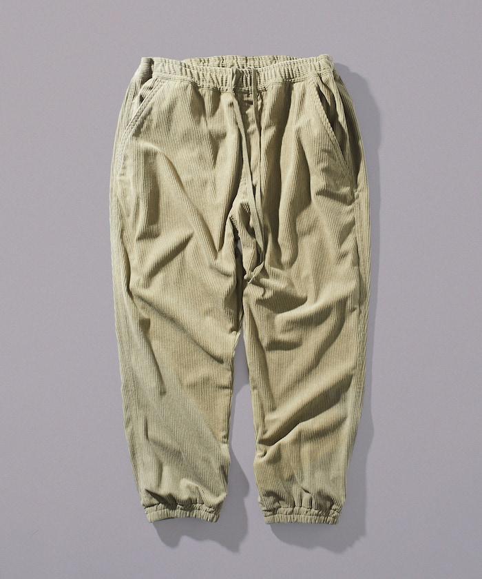 燈芯絨休閒束腳褲