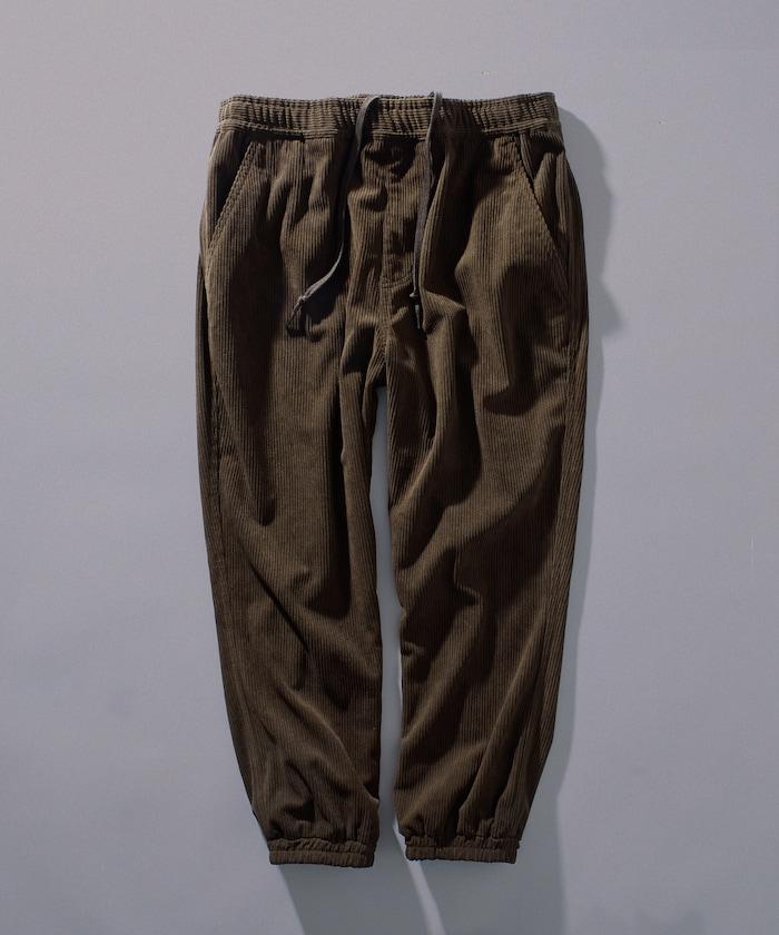 燈芯絨休閒束腳褲