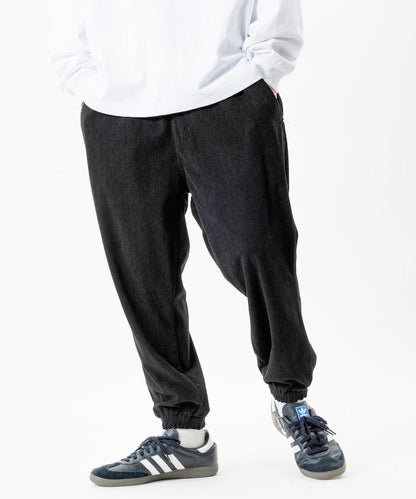 燈芯絨休閒束腳褲