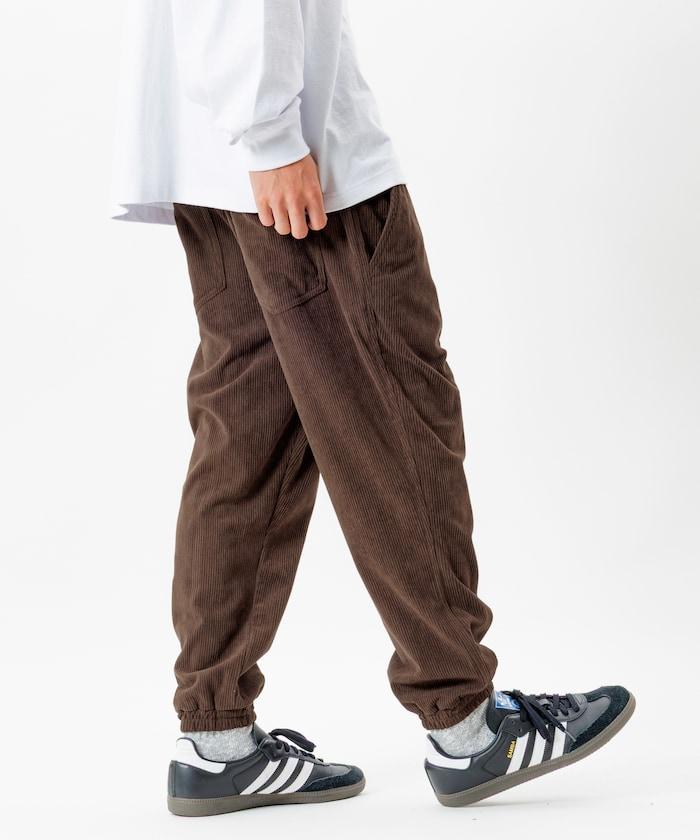 燈芯絨休閒束腳褲