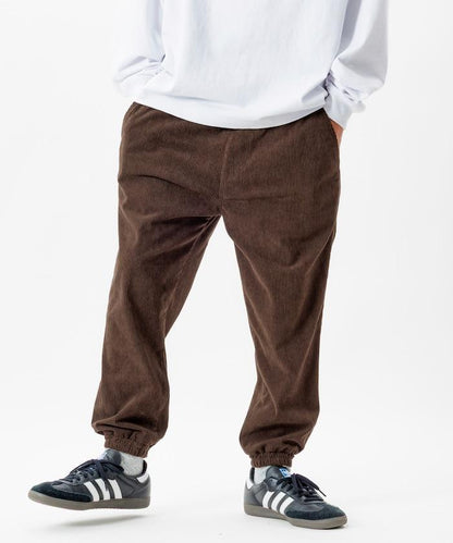 燈芯絨休閒束腳褲