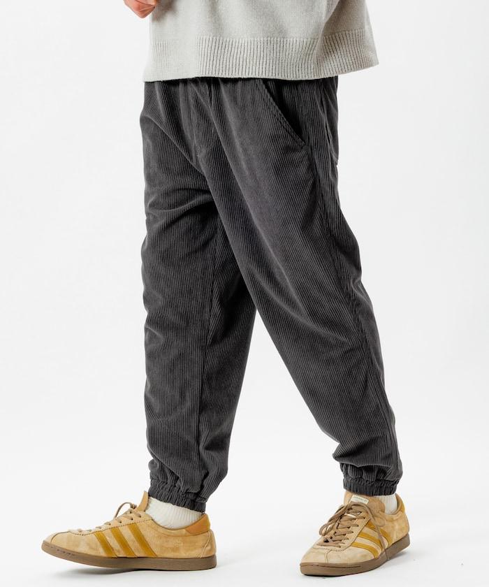 燈芯絨休閒束腳褲