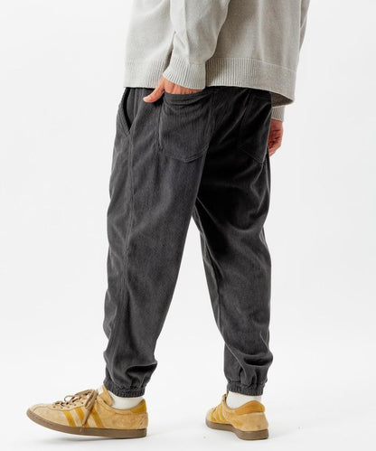 燈芯絨休閒束腳褲