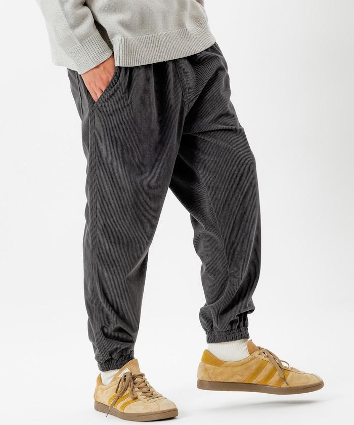 燈芯絨休閒束腳褲