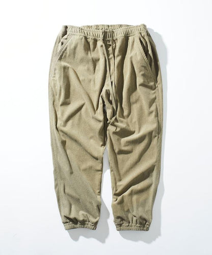 燈芯絨休閒束腳褲