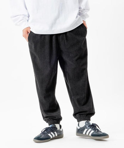 燈芯絨休閒束腳褲