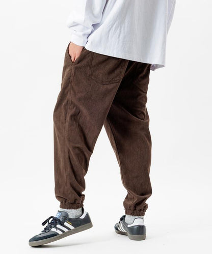 燈芯絨休閒束腳褲