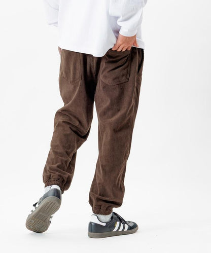 燈芯絨休閒束腳褲