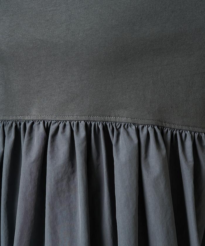 拼接布帛拼接層疊設計套頭衫