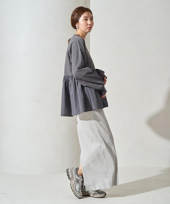 拼接布帛拼接層疊設計套頭衫